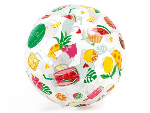 Dmuchana piłka plażowa z nadrukiem 51 cm INTEX 59040 rybki Dmuchana piłka plażowa z nadrukiem 51 cm INTEX 59040 rybki