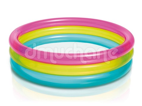 Basen dmuchany Tęcza 3 pierścienie 86 x 25 cm INTEX 57104 Basen dmuchany Tęcza 3 pierścienie 86 x 25 cm INTEX 57104