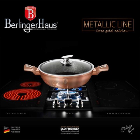 GARNEK GRANITOWY 28cm BERLINGER HAUS BH-1519 ROSE GOLD GARNEK GRANITOWY 28cm BERLINGER HAUS BH-1519 ROSE GOLD