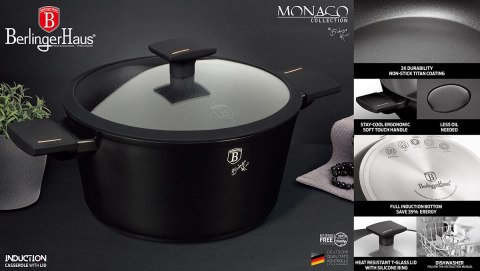 GARNEK TYTANOWY 24cm BERLINGER HAUS BH-7087 MONACO GARNEK TYTANOWY 24cm BERLINGER HAUS BH-7087 MONACO