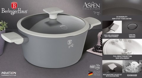 GARNEK TYTANOWY 28cm BERLINGER HAUS BH-7068 ASPEN GARNEK TYTANOWY 28cm BERLINGER HAUS BH-7068 ASPEN