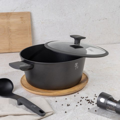 GARNEK TYTANOWY Z POKRYWĄ 30cm BERLINGER HAUS BH-8133 ANTRACIT GARNEK TYTANOWY Z POKRYWĄ 30cm BERLINGER HAUS BH-8133 ANTRACIT