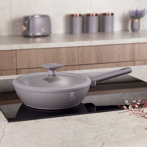 GŁĘBOKA PATELNIA TYTANOWA 24cm BERLINGER HAUS BH-8092 TAUPE GŁĘBOKA PATELNIA TYTANOWA 24cm BERLINGER HAUS BH-8092 TAUPE
