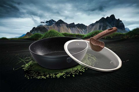 PATELNIA GRANITOWA 24cm BERLINGER HAUS BH-1718 EBONY ROSEWOOD PATELNIA GRANITOWA 24cm BERLINGER HAUS BH-1718 EBONY ROSEWOOD