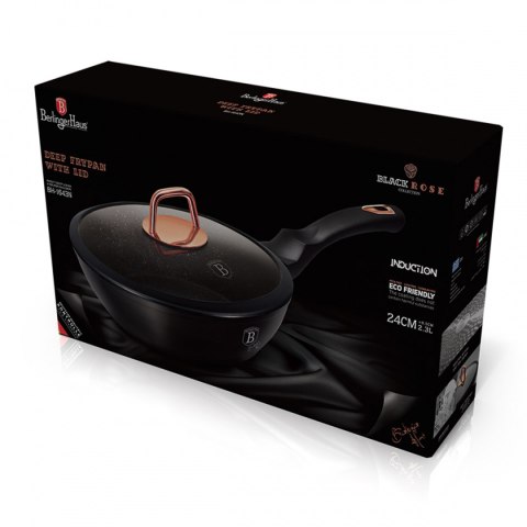 PATELNIA GRANITOWA 24cm BERLINGER HAUS BLACK ROSE BH-1643 PATELNIA GRANITOWA 24cm BERLINGER HAUS BLACK ROSE BH-1643
