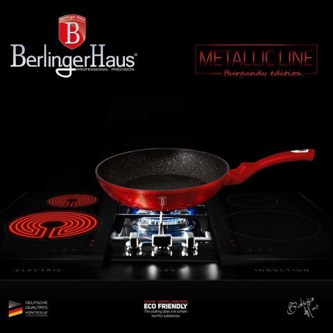 PATELNIA GRANITOWA 28cm BERLINGER HAUS BURGUNDY BH-1253 PATELNIA GRANITOWA 28cm BERLINGER HAUS BURGUNDY BH-1253
