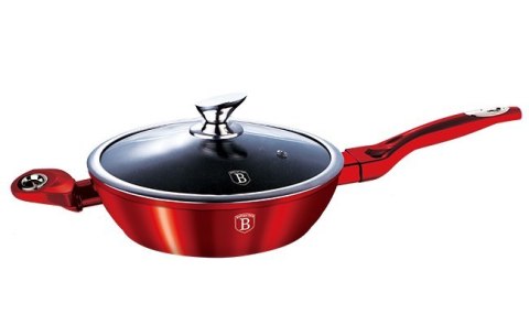 PATELNIA GRANITOWA 32cm BERLINGER HAUS RED METALLIC LINE BH-1261 PATELNIA GRANITOWA 32cm BERLINGER HAUS RED METALLIC LINE BH-1261