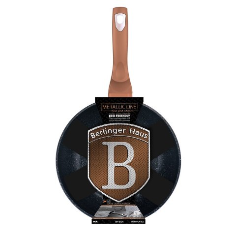PATELNIA GRANITOWA WOK 28cm BERLINGER HAUS ROSE GOLD BH-1512 PATELNIA GRANITOWA WOK 28cm BERLINGER HAUS ROSE GOLD BH-1512