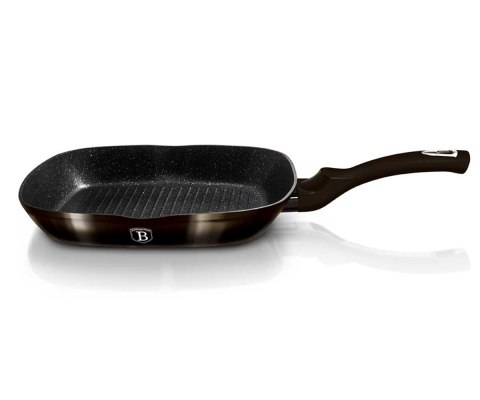 PATELNIA GRILLOWA 28cm BERLINGER HAUS BH-6611 SHINY BLACK PATELNIA GRILLOWA 28cm BERLINGER HAUS BH-6611 SHINY BLACK