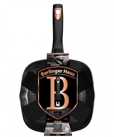 PATELNIA GRILLOWA 28cm BERLINGER HAUS BLACK ROSE BH-1953 PATELNIA GRILLOWA 28cm BERLINGER HAUS BLACK ROSE BH-1953