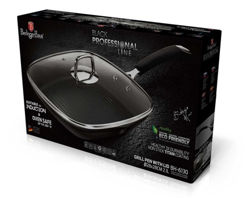 PATELNIA GRILLOWA GRANITOWA 28cm BERLINGERHAUS BH-6130 PATELNIA GRILLOWA GRANITOWA 28cm BERLINGERHAUS BH-6130