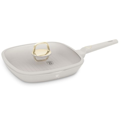 PATELNIA GRILLOWA TYTANOWA Z POKRYWĄ 28cm BERLINGER HAUS BH-8067 SAHARA PATELNIA GRILLOWA TYTANOWA Z POKRYWĄ 28cm BERLINGER HAUS BH-8067 SAHARA