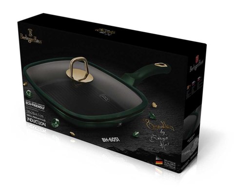PATELNIA TYTANOWA GRILLOWA BERLINGER HAUS 28cm BH-6051 EMERALD PATELNIA TYTANOWA GRILLOWA BERLINGER HAUS 28cm BH-6051 EMERALD