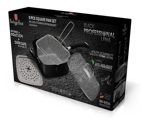 PATELNIA Z KOSZEM I PŁYTĄ PAROWĄ BERLINGERHAUS BH-6554 PATELNIA Z KOSZEM I PŁYTĄ PAROWĄ BERLINGERHAUS BH-6554