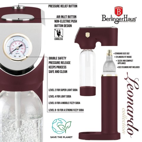 SATURATOR SODA BAR BERLINGER HAUS BH-8555 LEONARDO SATURATOR SODA BAR BERLINGER HAUS BH-8555 LEONARDO