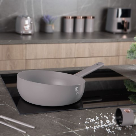 WOK PATELNIA FLIP TYTANOWA 26cm BERLINGER HAUS BH-8089 TAUPE WOK PATELNIA FLIP TYTANOWA 26cm BERLINGER HAUS BH-8089 TAUPE