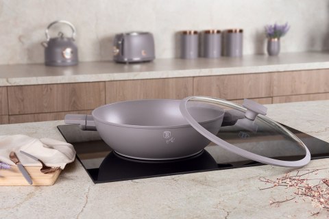 WOK TYTANOWY Z POKRYWĄ 30cm BERLINGER HAUS BH-8095 TAUPE WOK TYTANOWY Z POKRYWĄ 30cm BERLINGER HAUS BH-8095 TAUPE