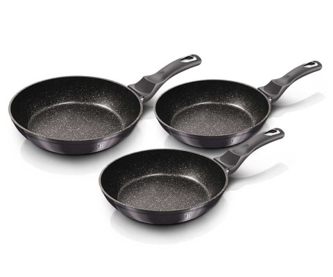 ZESTAW 3 PATELNI GRANITOWYCH BERLINGER HAUS BH-6903 CARBON PRO ZESTAW 3 PATELNI GRANITOWYCH BERLINGER HAUS BH-6903 CARBON PRO