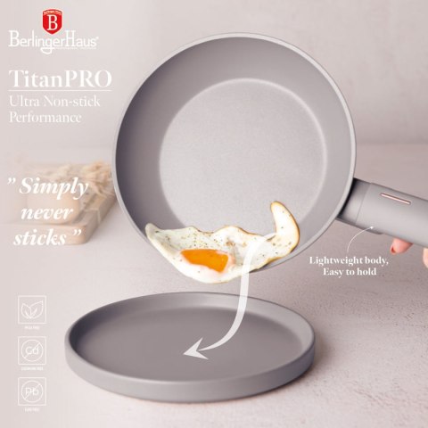 ZESTAW 3 PATELNI TYTANOWYCH BERLINGER HAUS BH-8109 TAUPE ZESTAW 3 PATELNI TYTANOWYCH BERLINGER HAUS BH-8109 TAUPE