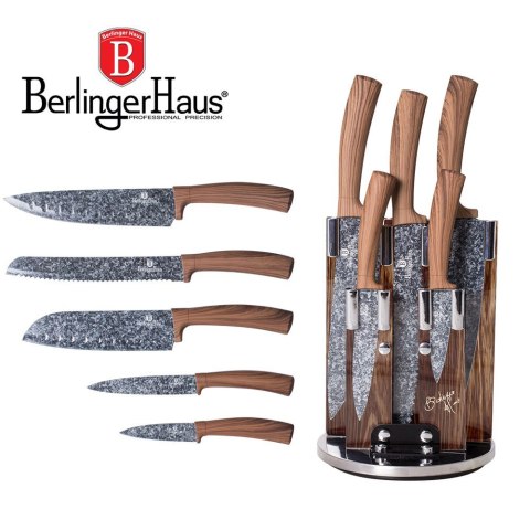 ZESTAW 5 NOŻY W STOJAKU BERLINGER HAUS BH-2160 ZESTAW 5 NOŻY W STOJAKU BERLINGER HAUS BH-2160