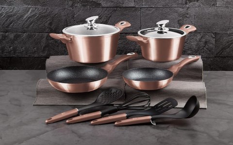 ZESTAW GARNKÓW GRANITOWYCH BERLINGER HAUS BH-6142 ROSE GOLD ZESTAW GARNKÓW GRANITOWYCH BERLINGER HAUS BH-6142 ROSE GOLD