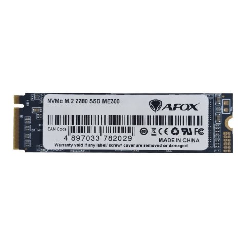AFOX ME300 SSD M.2 PCI-EX4 256GB TLC 2 GB/S NVME ME300-256GN AFOX ME300 SSD M.2 PCI-EX4 256GB TLC 2 GB/S NVME ME300-256GN