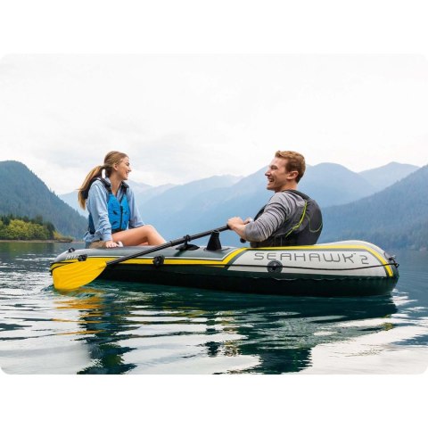 Ponton Seahawk 2 Set 236 x 114 x 41 cm INTEX 68347 Ponton Seahawk 2 Set 236 x 114 x 41 cm INTEX 68347