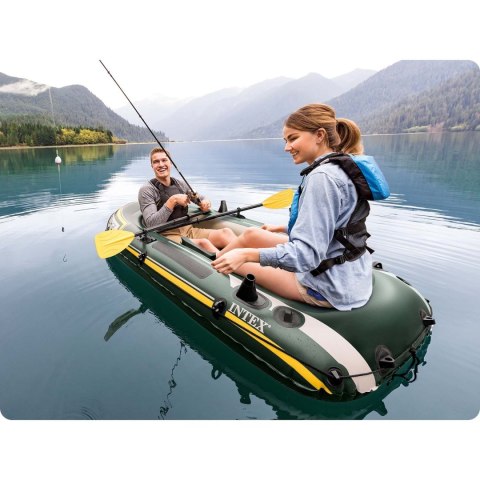 Ponton Seahawk 2 Set 236 x 114 x 41 cm INTEX 68347 Ponton Seahawk 2 Set 236 x 114 x 41 cm INTEX 68347