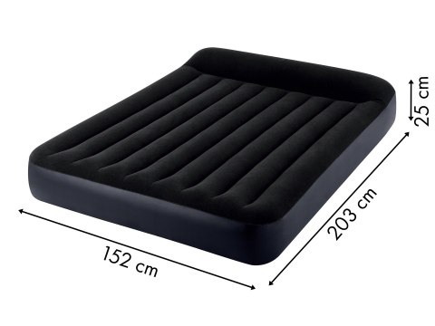 Materac dmuchany z pompką łóżko welur Intex 64150ND Materac dmuchany z pompką łóżko welur Intex 64150ND