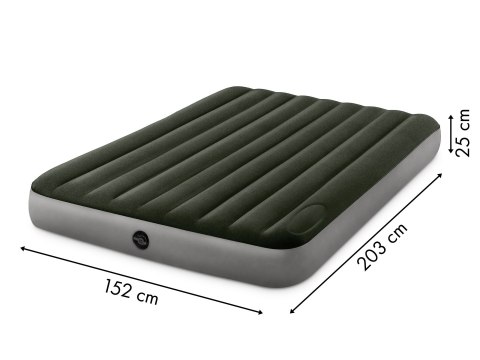Duży materac dmuchany 203x152 cm dwuosobowy z pompką INTEX 64763 Duży materac dmuchany 203x152 cm dwuosobowy z pompką INTEX 64763