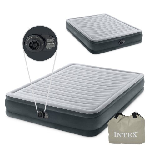 Materac dmuchany 203x15 cm dwuosobowy z pompką INTEX 67770 Materac dmuchany 203x15 cm dwuosobowy z pompką INTEX 67770