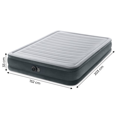 Materac dmuchany 203x15 cm dwuosobowy z pompką INTEX 67770 Materac dmuchany 203x15 cm dwuosobowy z pompką INTEX 67770
