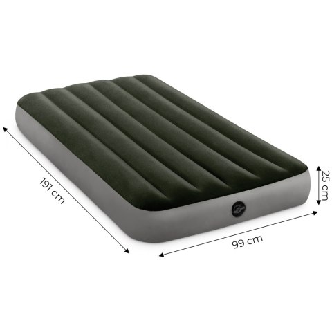 Materac dmuchany do spania łóżko jednoosobowy 191x99 cm Intex 64107 Materac dmuchany do spania łóżko jednoosobowy 191x99 cm Intex 64107