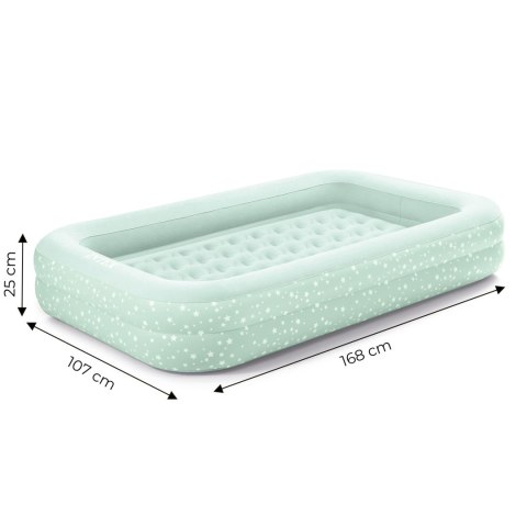 Materac dmuchany z bandami głębokie łóżko dla dziecka + pompka INTEX 66810 Materac dmuchany z bandami głębokie łóżko dla dziecka + pompka INTEX 66810