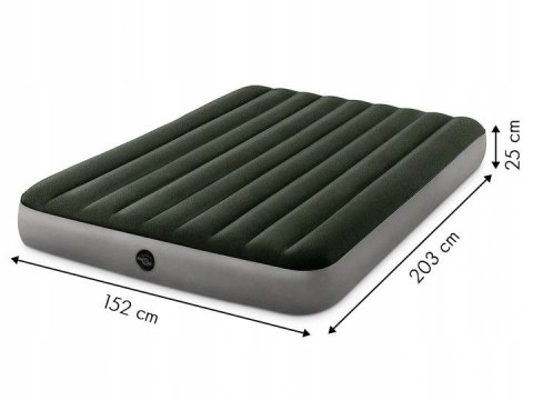 Materac duży dmuchany 203x152 cm dwuosobowy elektryczna pompka gratis INTEX 64779 Materac duży dmuchany 203x152 cm dwuosobowy elektryczna pompka gratis INTEX 64779