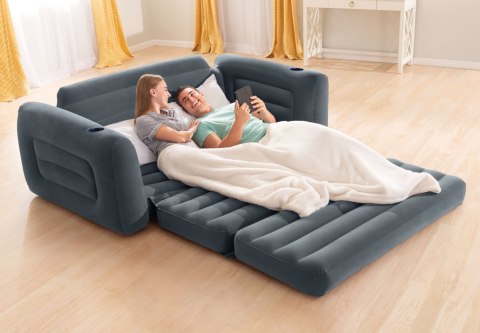 Sofa dmuchana rozkładana duże łóżko materac 2w1 INTEX 66552 Sofa dmuchana rozkładana duże łóżko materac 2w1 INTEX 66552