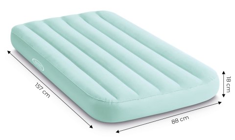 Materac dmuchany dla dzieci do spania 157x88x18 niebieski INTEX 66803 Materac dmuchany dla dzieci do spania 157x88x18 niebieski INTEX 66803