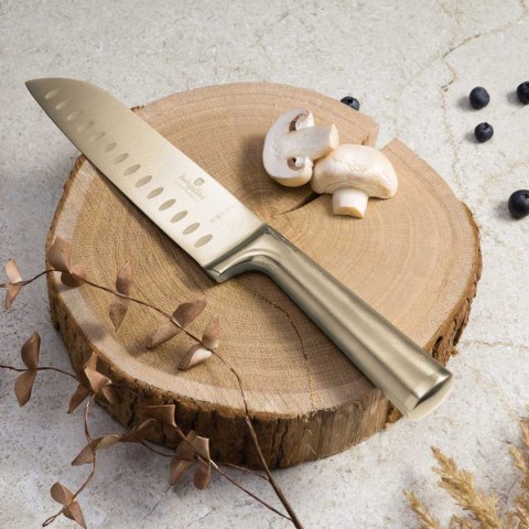 STALOWY NÓŻ SANTOKU BERLINGER HAUS 17,5cm BH-2829 GOLD STALOWY NÓŻ SANTOKU BERLINGER HAUS 17,5cm BH-2829 GOLD