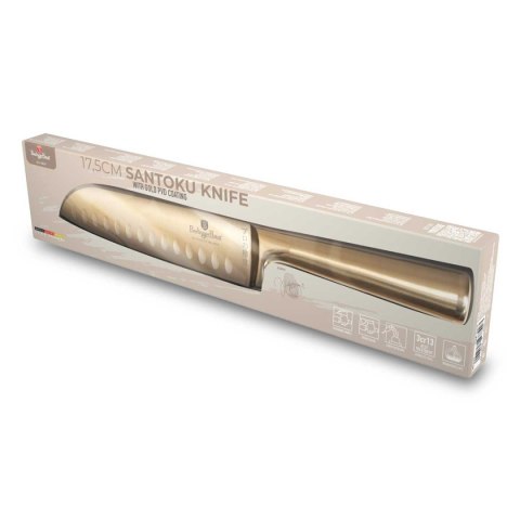 STALOWY NÓŻ SANTOKU BERLINGER HAUS 17,5cm BH-2829 GOLD STALOWY NÓŻ SANTOKU BERLINGER HAUS 17,5cm BH-2829 GOLD