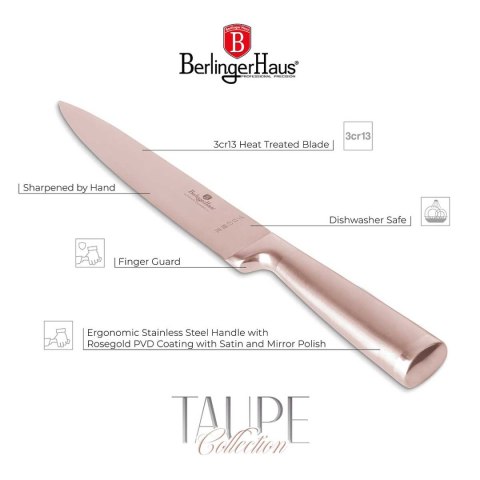 STALOWY NÓŻ DO FILETOWANIA BERLINGER HAUS 22cm BH-2937 ROSE GOLD STALOWY NÓŻ DO FILETOWANIA BERLINGER HAUS 22cm BH-2937 ROSE GOLD