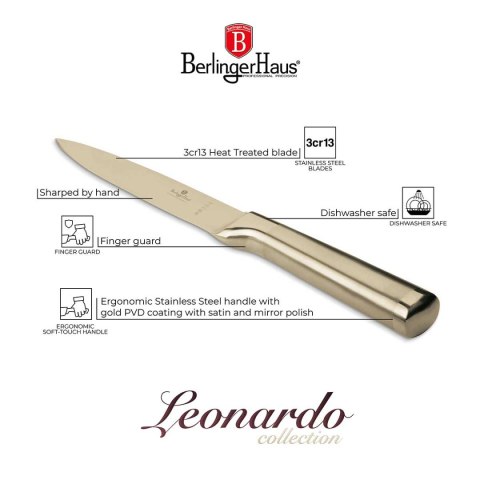 STALOWY NÓŻ UNIWERSALNY BERLINGER HAUS 12,5cm BH-2932 GOLD STALOWY NÓŻ UNIWERSALNY BERLINGER HAUS 12,5cm BH-2932 GOLD