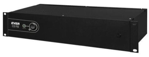 Zasilacz awaryjny Ever ECO Pro 1000VA Line-Interactive AVR 3xIEC 2xPL Sin USB rack Zasilacz awaryjny Ever ECO Pro 1000VA Line-Interactive AVR 3xIEC 2xPL Sin USB rack