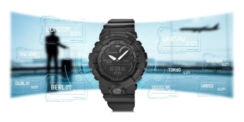 Zegarek Męski CASIO G-SHOCK GBA-800-1AER 20 Bar Do nurkowania + BOX Zegarek Męski CASIO G-SHOCK GBA-800-1AER 20 Bar Do nurkowania + BOX