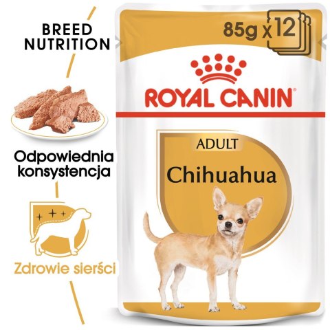 ROYAL CANIN BHN Chihuahua Adult - mokra karma dla psa dorosłego - 12x85g ROYAL CANIN BHN Chihuahua Adult - mokra karma dla psa dorosłego - 12x85g