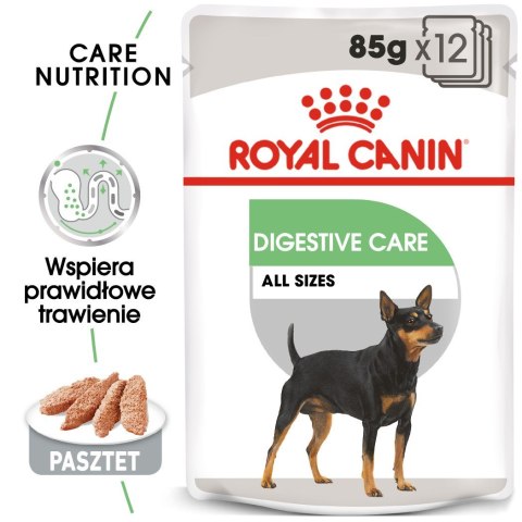 ROYAL CANIN CCN DIGESTIVE CARE LOAF - mokra karma dla psa dorosłego - 12x85g ROYAL CANIN CCN DIGESTIVE CARE LOAF - mokra karma dla psa dorosłego - 12x85g