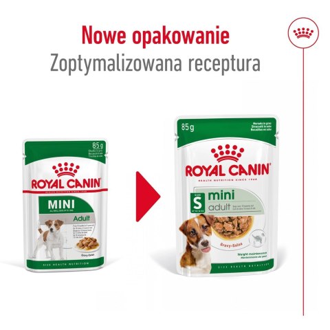 ROYAL CANIN SHN Mini Adult w sosie - mokra karma dla psa dorosłego - 12X85g ROYAL CANIN SHN Mini Adult w sosie - mokra karma dla psa dorosłego - 12X85g