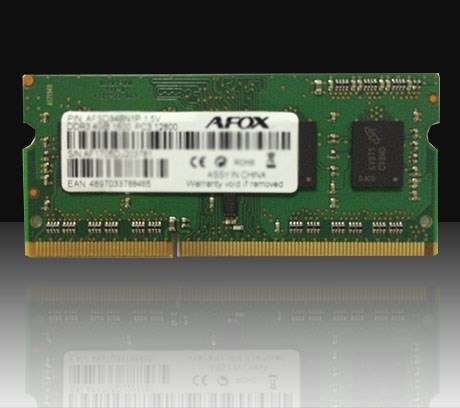AFOX SO-DIMM DDR3 8G 1600MHZ LV 1,35V AFSD38BK1L AFOX SO-DIMM DDR3 8G 1600MHZ LV 1,35V AFSD38BK1L