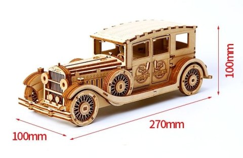 DREWNIANE PUZZLE 3D DIY RETRO SAMOCHÓD VINTAGE REPLIKA DREWNIANE PUZZLE 3D DIY RETRO SAMOCHÓD VINTAGE REPLIKA