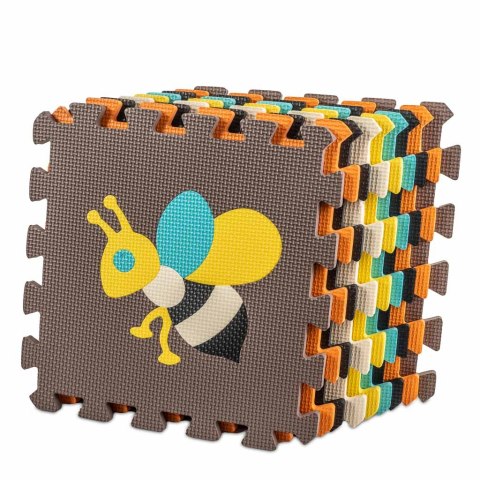 Mata edukacyjna piankowa puzzle zwierzątka kolorowa 85 x 85 cm 9 elementów Mata edukacyjna piankowa puzzle zwierzątka kolorowa 85 x 85 cm 9 elementów