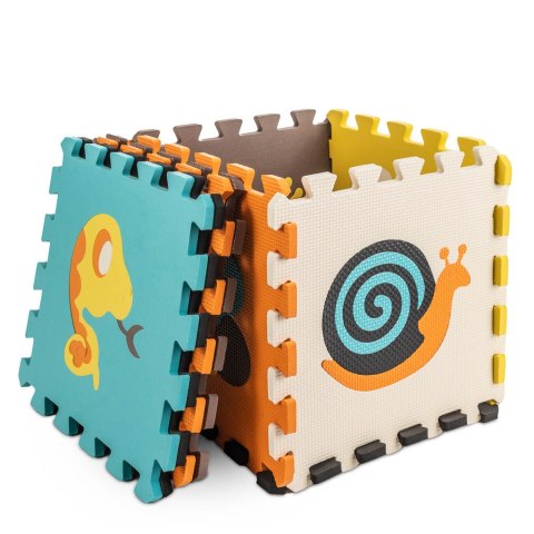 Mata edukacyjna piankowa puzzle zwierzątka kolorowa 85 x 85 cm 9 elementów Mata edukacyjna piankowa puzzle zwierzątka kolorowa 85 x 85 cm 9 elementów